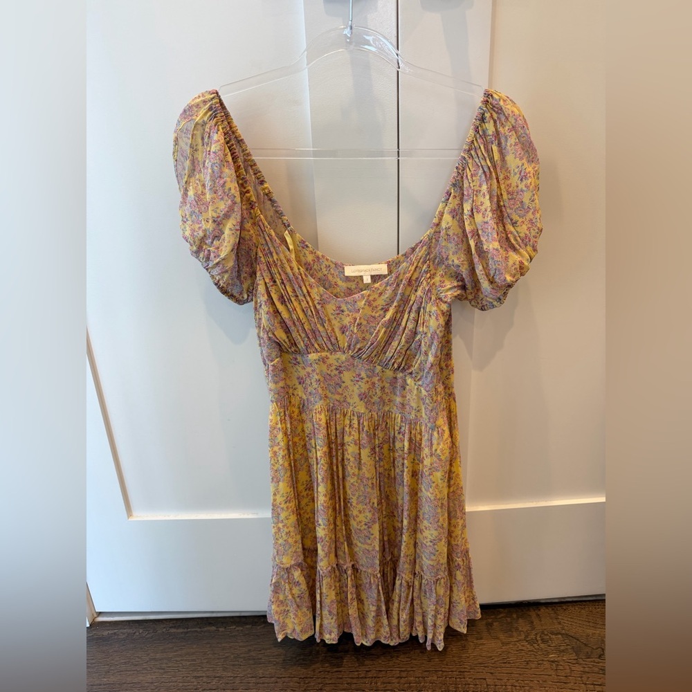 Loveshackfancy Silk Multicolor Yellow Purple Pink… - image 4